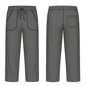 Moldes de confeccion para UNIFORMES Pantalones